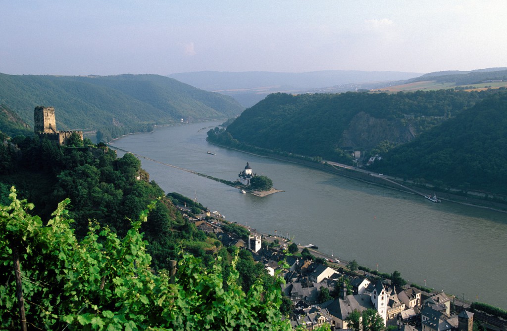 Overlooking Rhine River, Germany